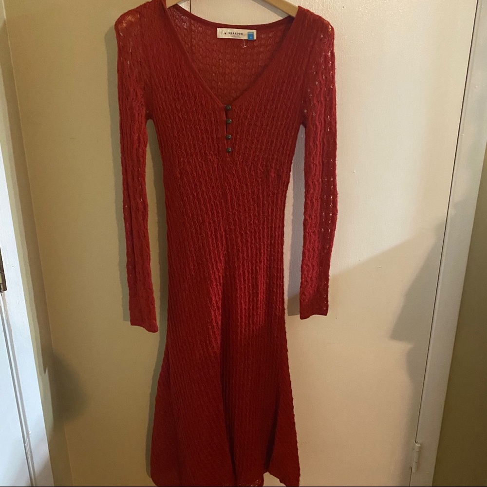 Sparrow by Anthropologie long knitted dress Size S